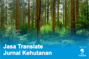 "jasa translate jurnal kehutanan"
